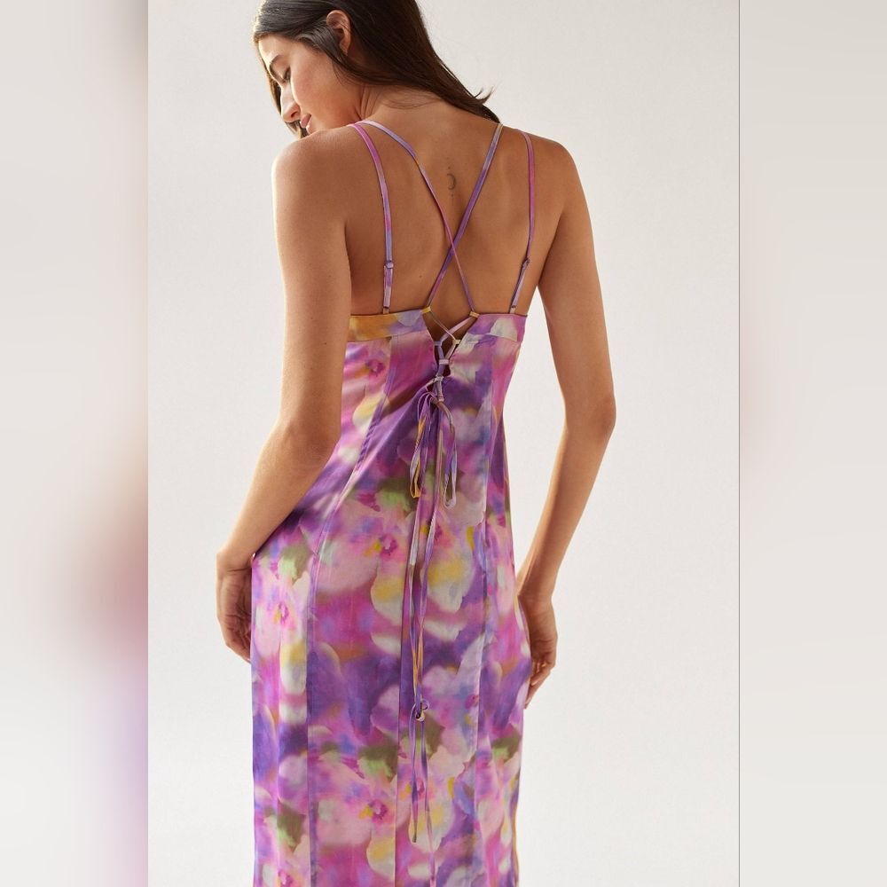 Urban Outfitters First Light Slip Dress Midi Festival Hippie Fairy Strappy Large
